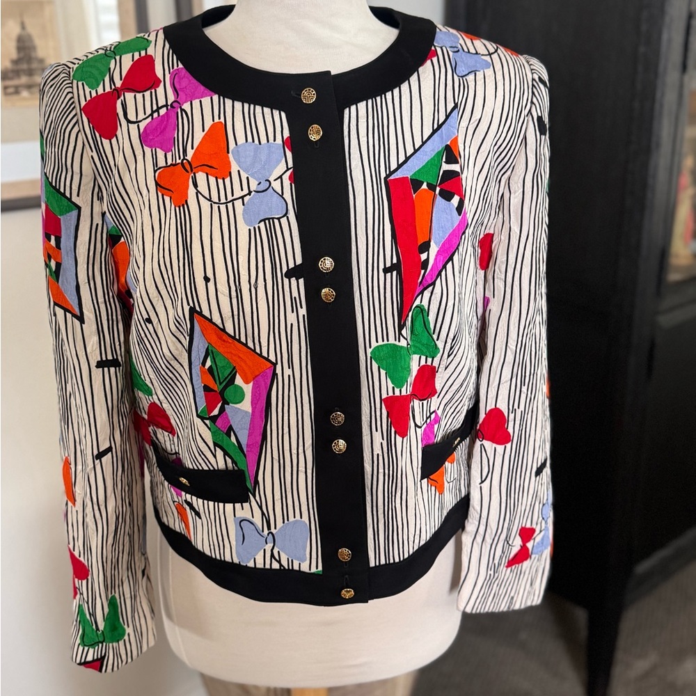 Vintage Louis Féraud Designer Jacket – Made in Germany – Bold 80s/90s